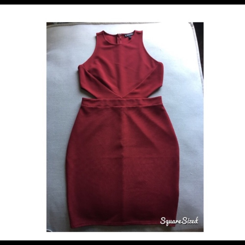 Express Dress Cut-Out Side Detail Dress